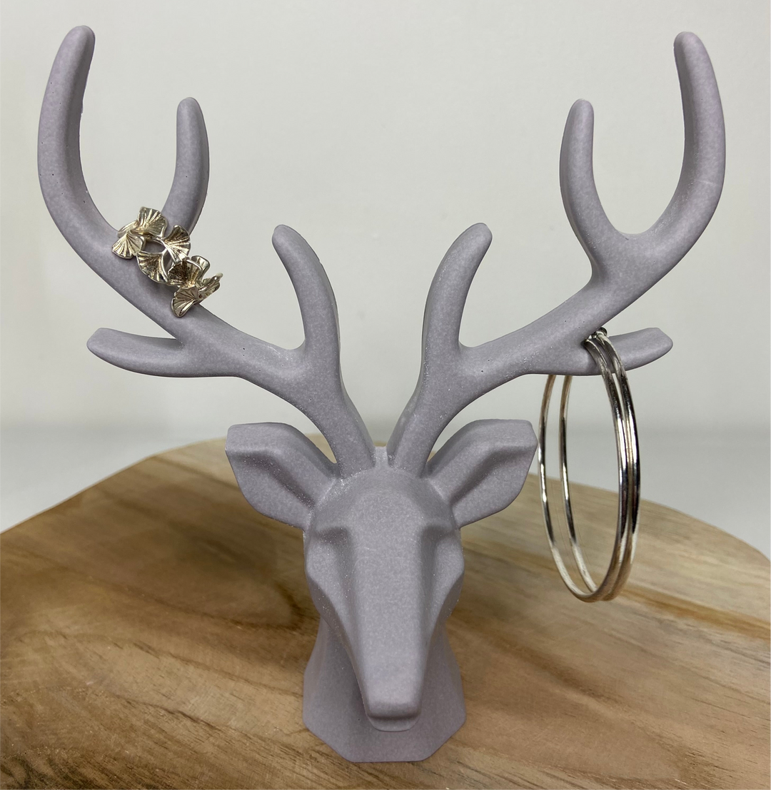 STATUETTE - SUPPORT BIJOUX "LE CERF"
