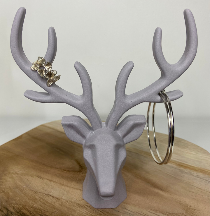 STATUETTE - SUPPORT BIJOUX "LE CERF"