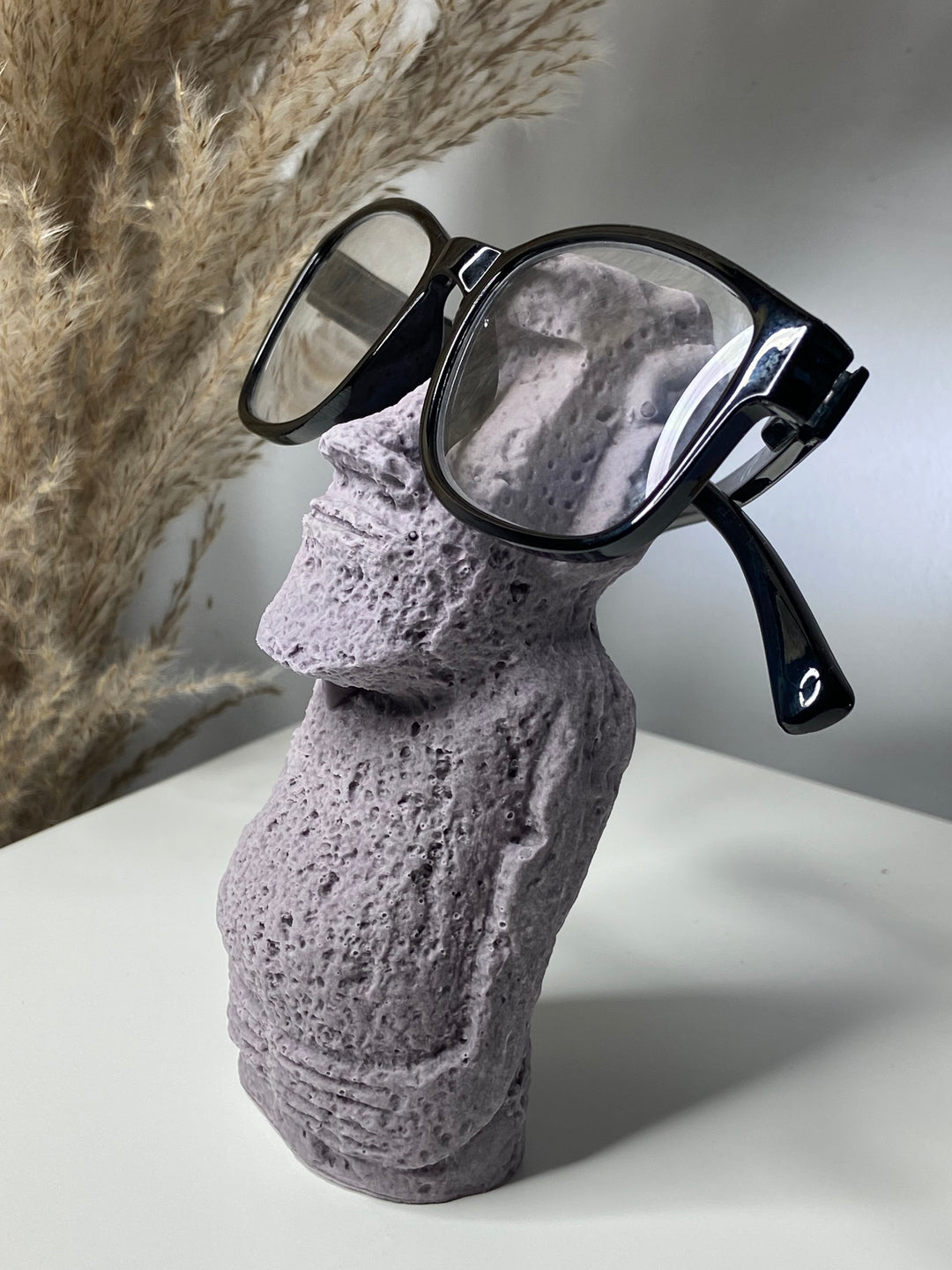 STATUETTE - SUPPORT LUNETTE "MOAI"