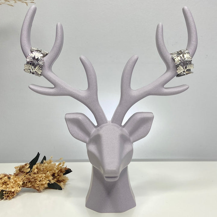 STATUETTE - SUPPORT BIJOUX "LE CERF"